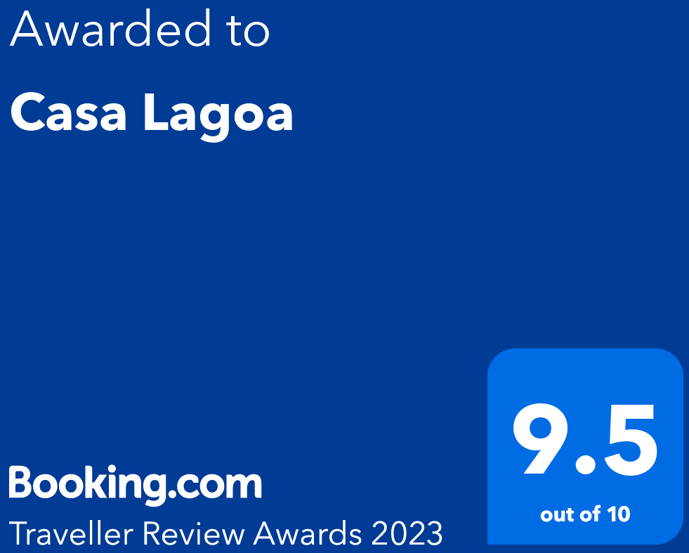 Booking.com Guest Review Awards 2018 9.5 out of 10 Casa Lagoa